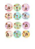 Personalised Birthday Stickers
