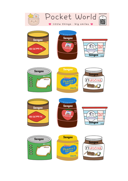 Favorites Name Stickers- Waterproof